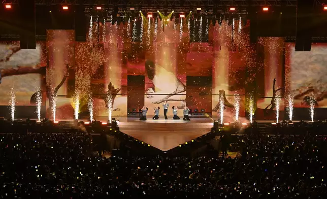 TXT演唱會充滿特別效果。主辦單位提供圖片