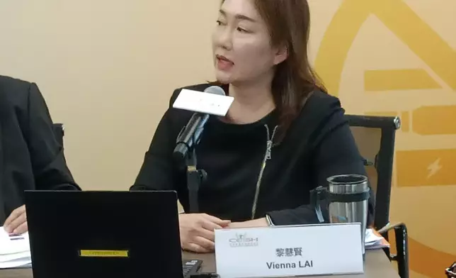 吸煙與健康委員會總幹事黎慧賢。巴士的報記者攝