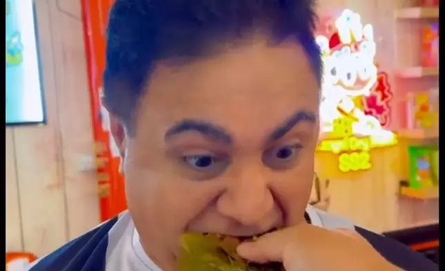 喬寶寶曾拍片「自嘲」兼解構自己點解咁肥，無非都係因為「食」。（圖片來源：喬寶寶IG截圖）