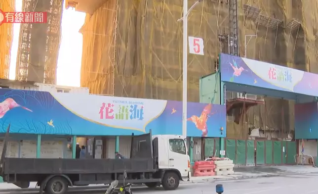 事發地盤。有線新聞截圖