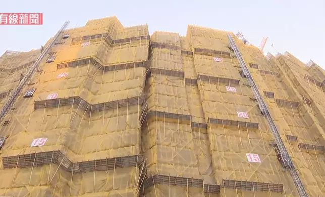 事發地盤。有線新聞截圖