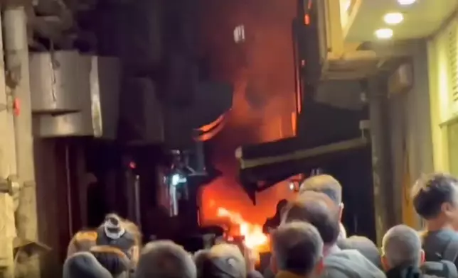 煙廠街後巷火警。李堅毅Threads圖片