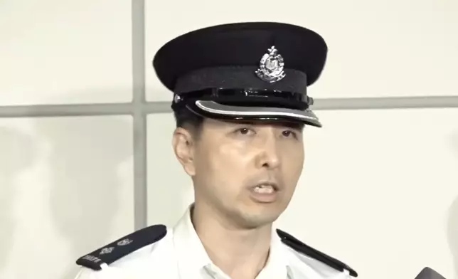 屯門警區副指揮官高級警司黃浩瀚。香港警察FB