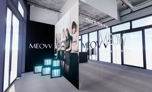 快閃店以MEOVV最新單曲為靈感。主辦單位提供圖片