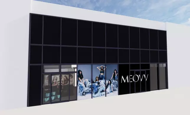 快閃店以MEOVV最新單曲為靈感。主辦單位提供圖片