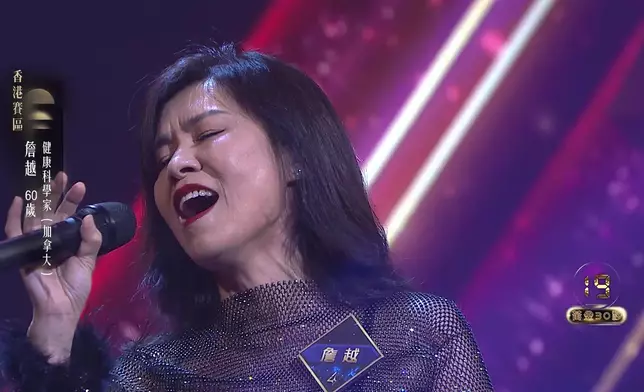 詹越今次演唱歌曲為《愛情陷阱》。