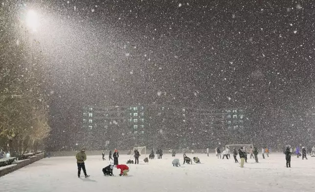 北京大雪。小紅書圖片