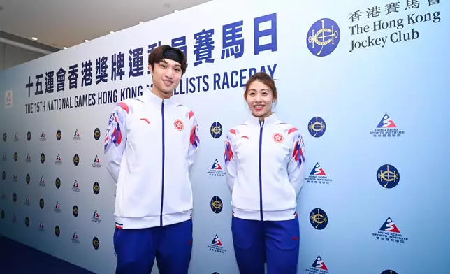 蔡俊彥（左）認為馬會的現金獎勵，對運動員來說是「額外收入」，也一個很大的動力；佘繕妡同意蔡俊彥的說法：「除了獎金之外，亦可以讓自己能夠專注自己運動項目的發展。」