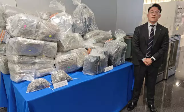 警方拘1人 ，搗破毒品儲存倉庫。