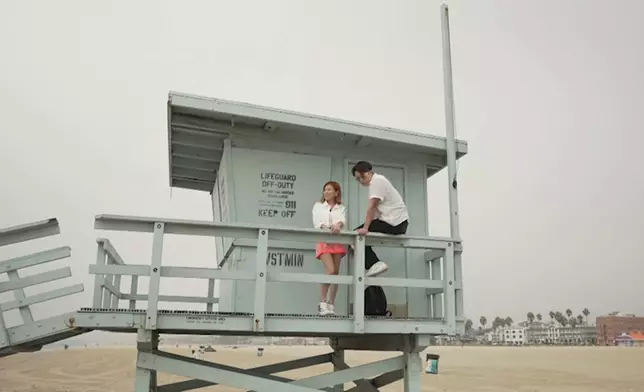 人到美國威尼斯海灘chill一番。