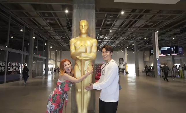 參觀奧斯卡電影博物館。