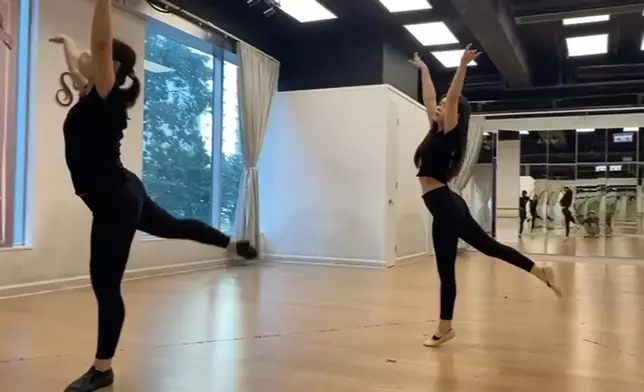 梁超怡練習片段曝光。