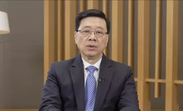 李家超。政府新聞網視頻截圖