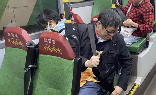 安全帶新修訂規例生效。運輸署FB圖片