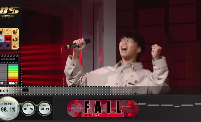 坤哥挑戰《十面埋伏》失敗，全場都好肉緊。