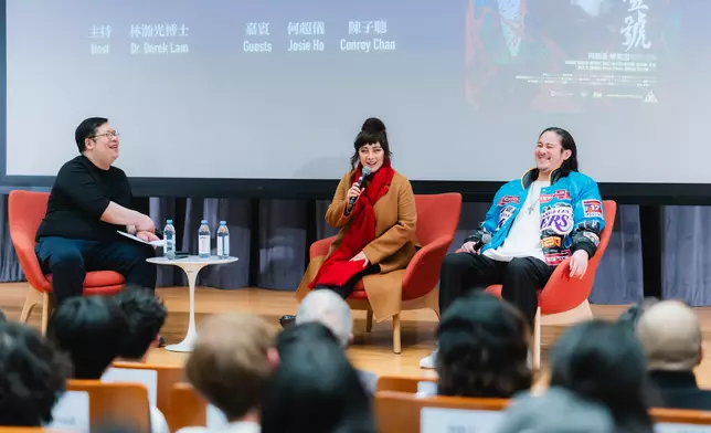 MOViE MOViE 本月以何超儀為焦點影人，日前（22日）更將《維多利亞壹號》（國際版）帶進香港大學放映，並邀得主角兼監製何超儀與監製陳子聰出席映後座談，與約300名學生真誠對談。