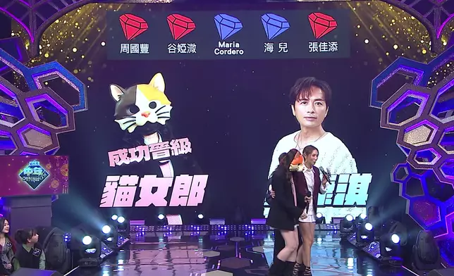 最終「貓女郎」以3：2險勝一盞燈過關。