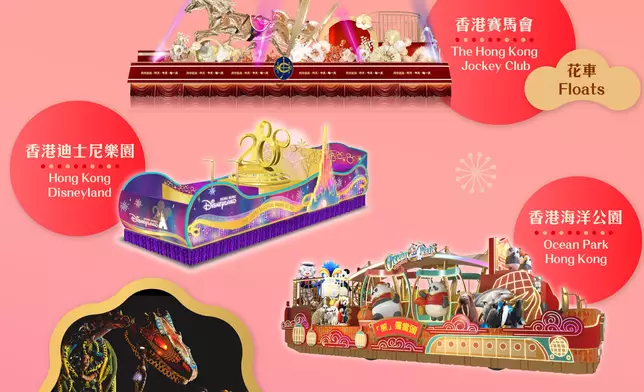 新春花車匯演。FB圖片