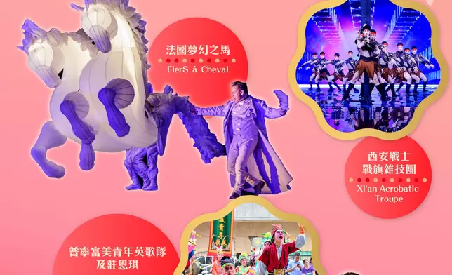 新春花車匯演。FB圖片