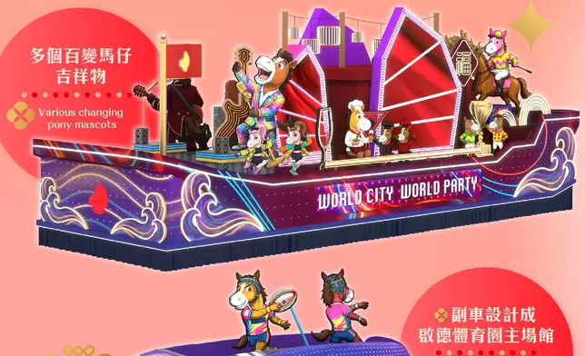 新春花車匯演。FB圖片