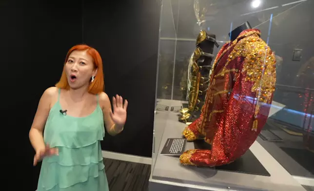 館內珍藏不少巨星的展品。