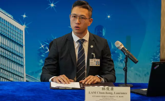 新界南總區反詐騙組第三隊總督察林俊康。