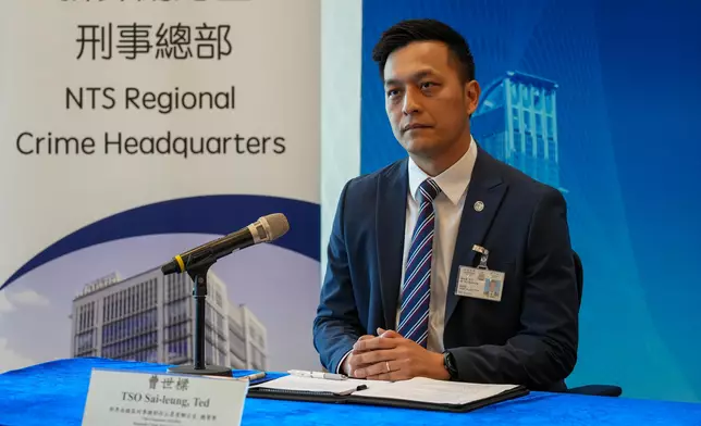 新界南總區防止罪案辦公室總督察曹世樑。