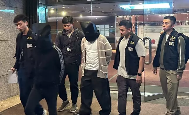 警方拘捕嫌疑人。警方圖片