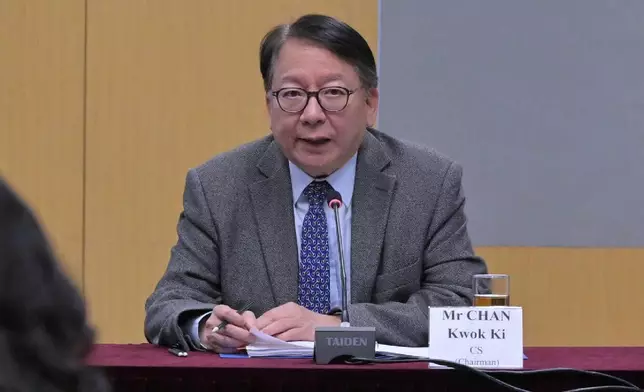 政務司司長陳國基。政府新聞處圖片