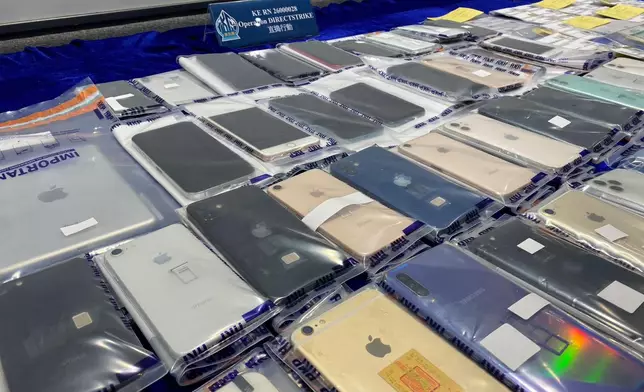 所檢獲的證物。