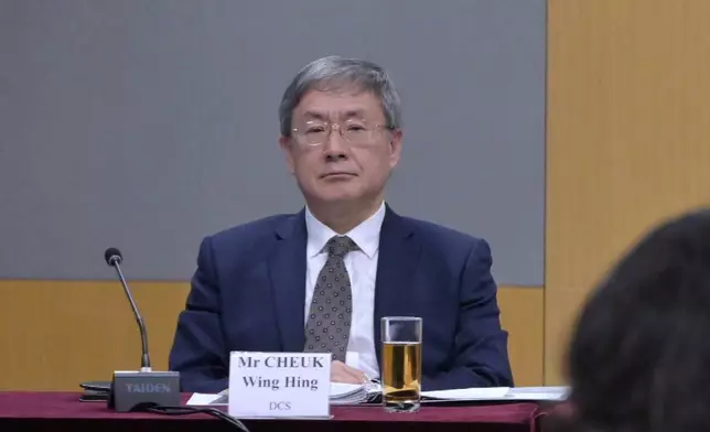 政務司副司長卓永興。政府新聞處圖片