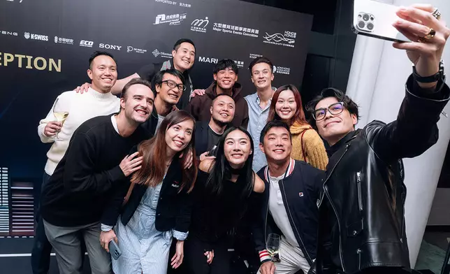 一眾本地體壇精英運動員出席中銀香港網球公開賽2026歡迎晚宴，為賽事揭幕打氣支持。