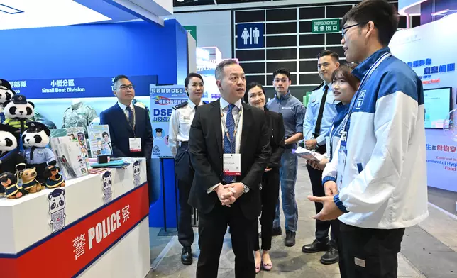 警隊參與教育及職業博覽展示警務專業 政府新聞處圖片