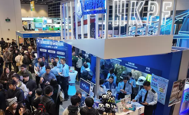 警隊參與教育及職業博覽展示警務專業 政府新聞處圖片