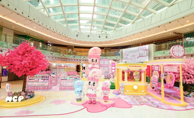 新都城中心x Esther Bunny「新春櫻花鐵道之旅」