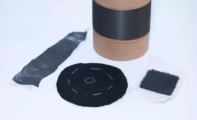 研究團隊利用這種具備獨特方向性可控反應能力的嶄新纖維開發了多種創新物料。