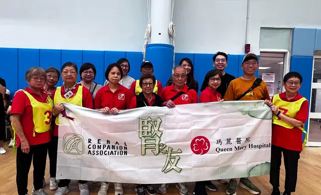 病人組織「腎之友」成立三十八年，每星期均有門球練習。香港復康會提供圖片