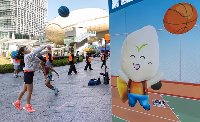 嘉年華設有資訊與趣味並重的無煙遊戲攤位，熱鬧非常。