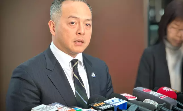 周一鳴會見傳媒。