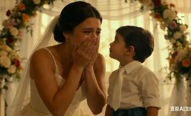 新娘見6歲外甥「1穿搭」出席婚禮當場情緒失控要求換衫。AI生成圖片