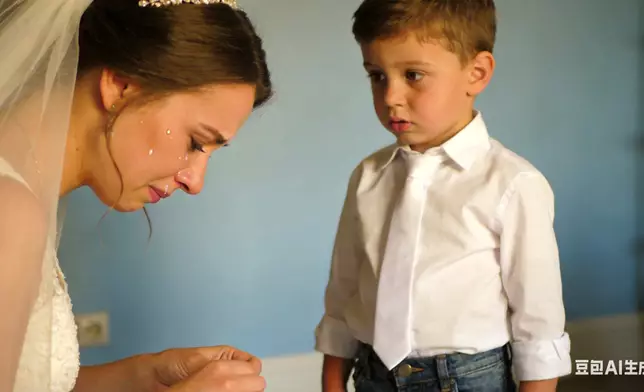 新娘見6歲外甥「1穿搭」出席婚禮當場情緒失控要求換衫。AI生成圖片