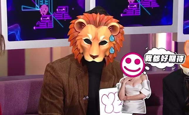 當被問到緋聞對象時，「獅子王」同「貓女郎」都Hang晒機。