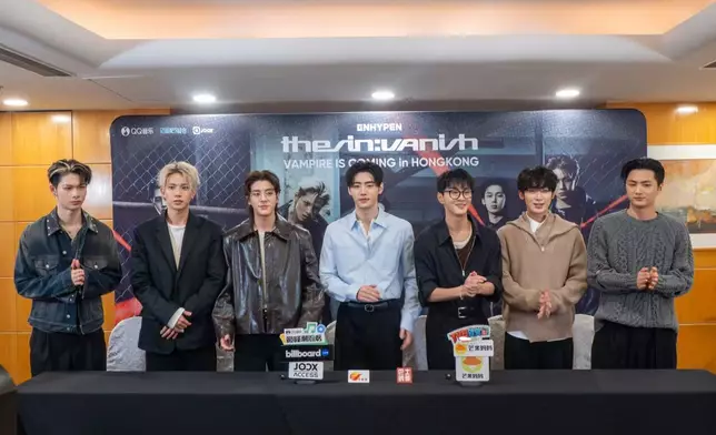 ENHYPEN繼去年11月底的MAMA頒獎禮後，時隔兩個月再度全員訪港。巴士的報記者攝