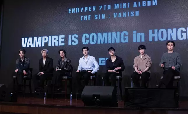 ENHYPEN於1月31日來港舉辦線下活動《VAMPIRE IS COMING In HONGKONG》。主辦方提供圖片