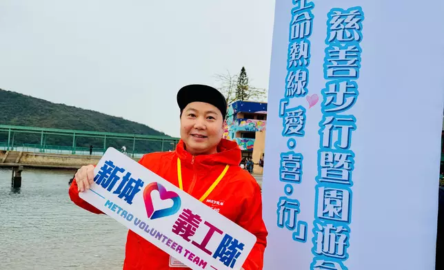 MBO TV台長兼義工隊隊長葉文輝（啤梨）