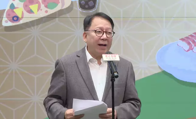 政務司司長陳國基致詞。政府新聞處影片截圖