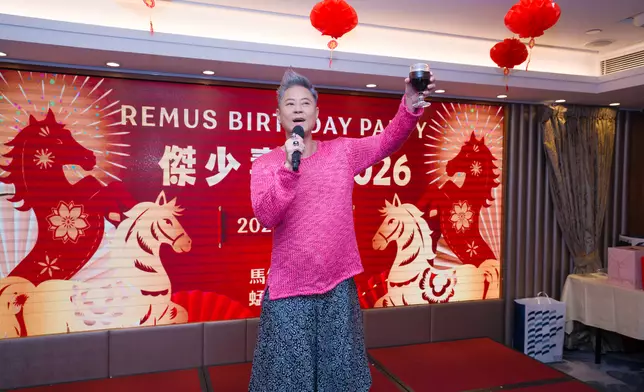 蔡一傑筵開22席與粉絲慶祝59歲生日。