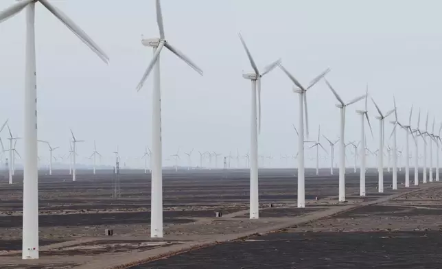 沿途有數之不盡的風車。