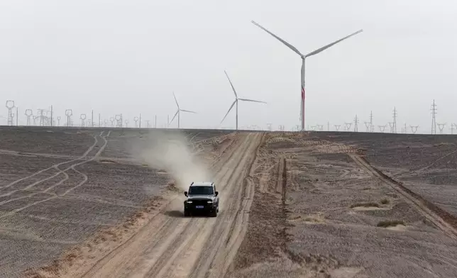 沿途有數之不盡的風車。