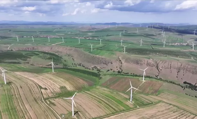 沿途有數之不盡的風車。